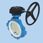 Fluorine-butterfly butterfly valve type (American standard)