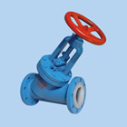 Lining fluorine globe valve (once-through)