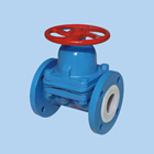 Fluorine-butterfly diaphragm valve type (British standard)