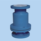 Fluorine-butterfly check valve (vertical)