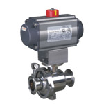 Health type pneumatic ball valve