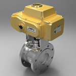 Electric light-weight ball valve