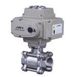 The electric three chip internal thread ball valve