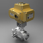 Electric sanitary ball valves