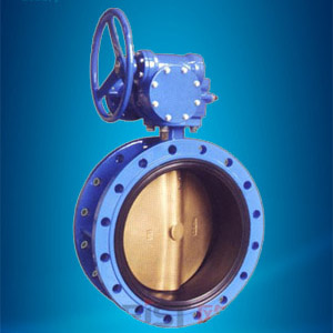 The flange type line with rubber butterfly valve