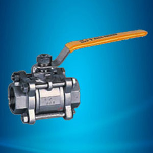 Three chip internal thread ball valve