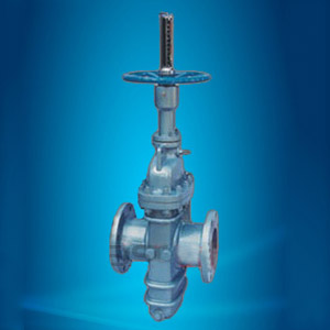 Flat gate valve