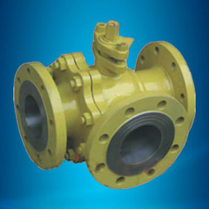 Tee flange ball valve