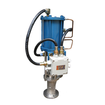 QZF pneumatic plunger type feeding valve