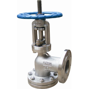 Angle type feeding valve