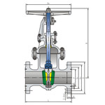 Wedge gate valve