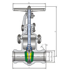 Wedge gate valve