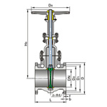 Japanese standard gate valves