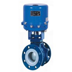 SEFO electric type O lining fluorine ball valve
