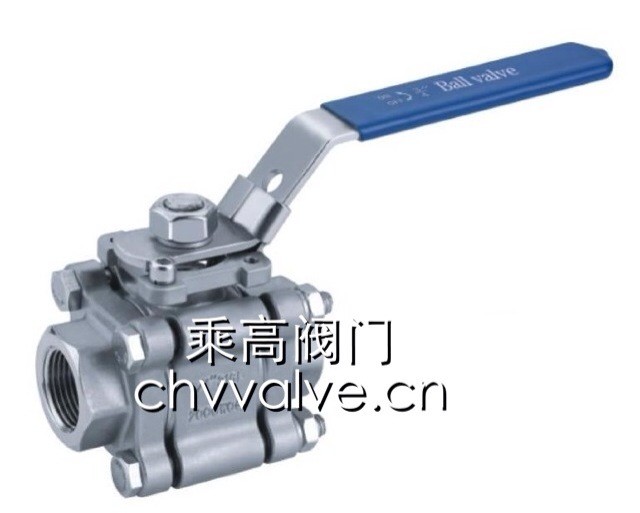 Three piece ball valve